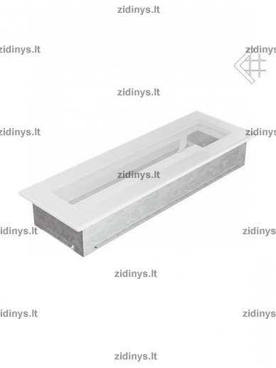 Židinio grotelės 11 x 32 baltos 1 Židinio grotelės 11 x 32 baltos 1