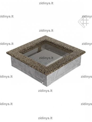 Židinio grotelės 17 x 17 juodai auksinės 1 Židinio grotelės 17 x 17 juodai auksinės 1