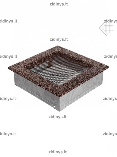 Židinio grotelės 17 x 17 juodai varinės 1 Židinio grotelės 17 x 17 juodai varinės 1