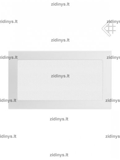 Židinio grotelės 17 x 30 baltos Židinio grotelės 17 x 30 baltos