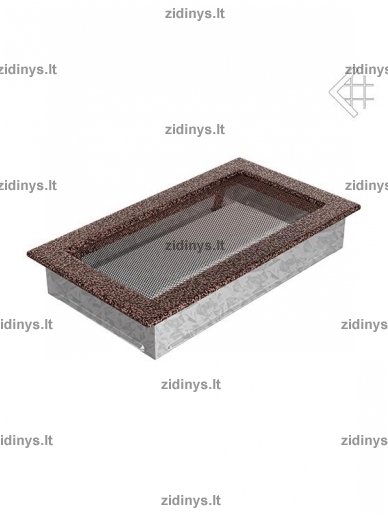 Židinio grotelės 17 x 30 juodai varinės 1 Židinio grotelės 17 x 30 juodai varinės 1