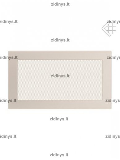 Židinio grotelės 17 x 30 kreminės Židinio grotelės 17 x 30 kreminės