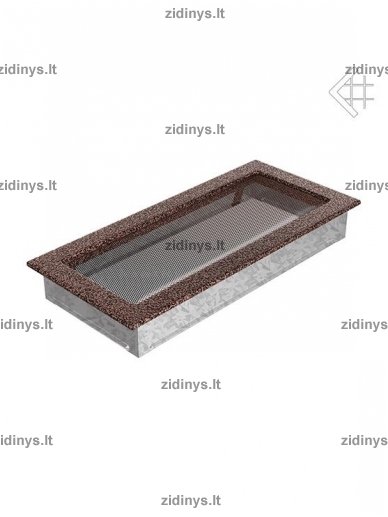 Židinio grotelės 17 x 37 juodai varinės 1 Židinio grotelės 17 x 37 juodai varinės 1