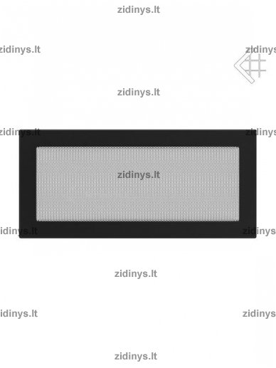 Židinio grotelės 17 x 37 juodos Židinio grotelės 17 x 37 juodos