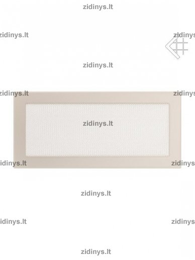 Židinio grotelės 17 x 37 kreminės Židinio grotelės 17 x 37 kreminės