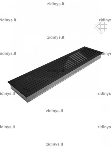 Židinio grotelės 17 x 70 Fresh juodos 1 Židinio grotelės 17 x 70 Fresh juodos 1
