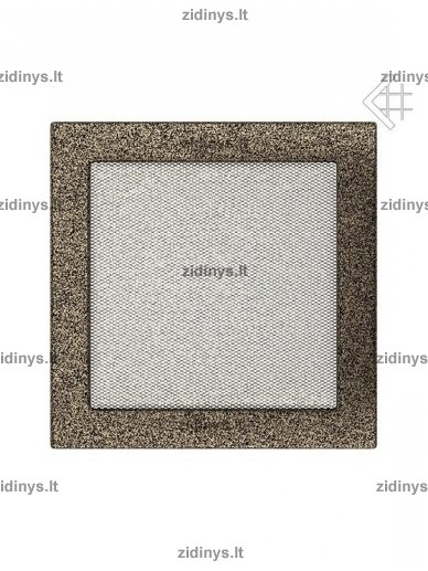 Židinio grotelės 22 x 22 juodai varinės Židinio grotelės 22 x 22 juodai varinės
