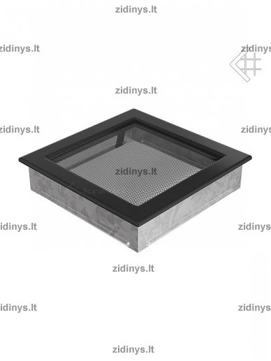 Židinio grotelės 22 x 22 juodos 1 Židinio grotelės 22 x 22 juodos 1