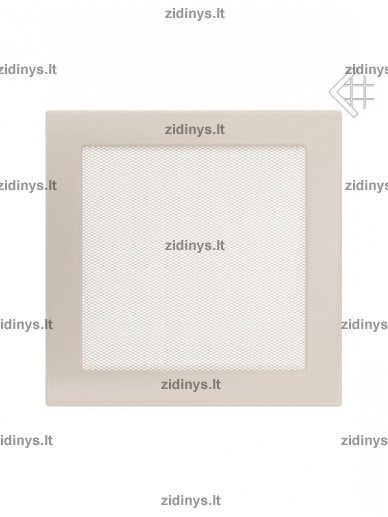 Židinio grotelės 22 x 22 kreminė Židinio grotelės 22 x 22 kreminė