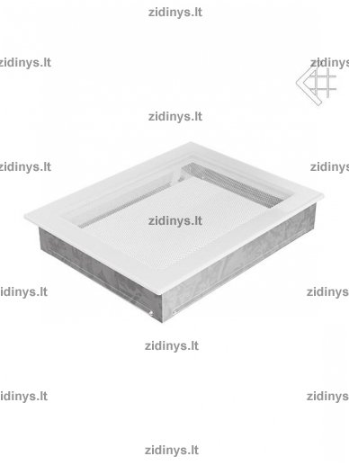 Židinio grotelės 22 x 30 baltos 1