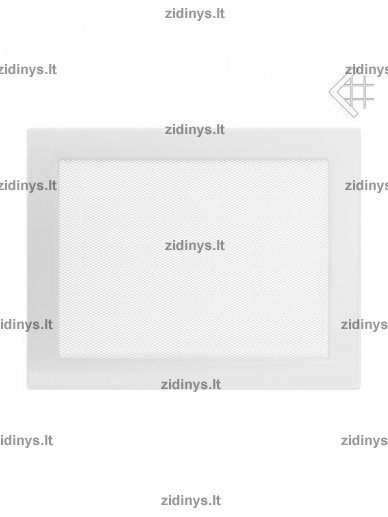 Židinio grotelės 22 x 30 baltos