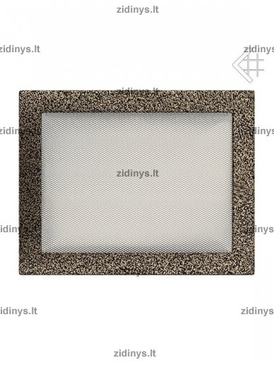 Židinio grotelės 22 x 30 juodai auksinės Židinio grotelės 22 x 30 juodai auksinės
