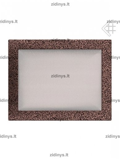 Židinio grotelės 22 x 30 juodai varinė Židinio grotelės 22 x 30 juodai varinė
