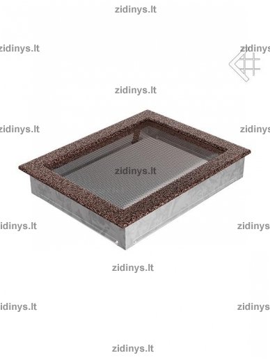Židinio grotelės 22 x 30 juodai varinė 1 Židinio grotelės 22 x 30 juodai varinė 1