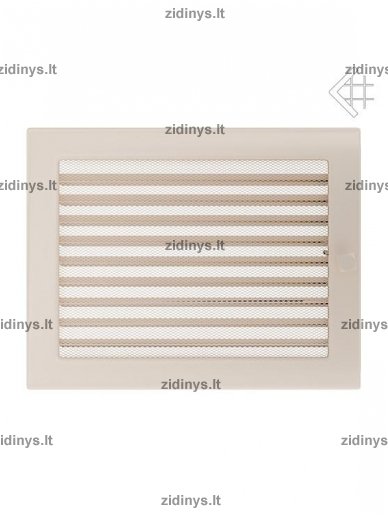Židinio grotelės 22 x 30 kreminės su žaliuze Židinio grotelės 22 x 30 kreminės su žaliuze