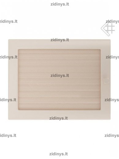 Židinio grotelės 22 x 30 kreminės su žaliuze 1 Židinio grotelės 22 x 30 kreminės su žaliuze 1
