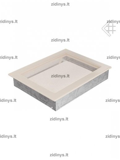 Židinio grotelės 22 x 30 kreminės 1 Židinio grotelės 22 x 30 kreminės 1