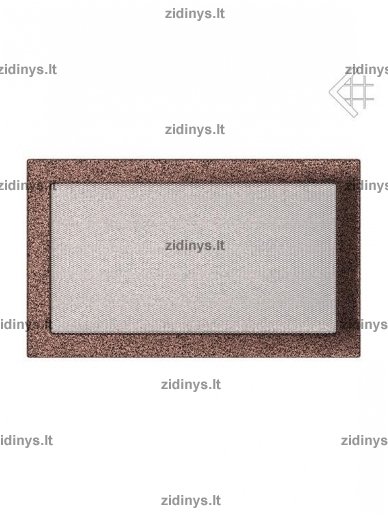 Židinio grotelės 22 x 37 juodai varinės Židinio grotelės 22 x 37 juodai varinės