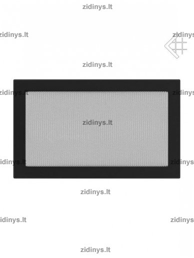 Židinio grotelės 22 x 37 juodos Židinio grotelės 22 x 37 juodos