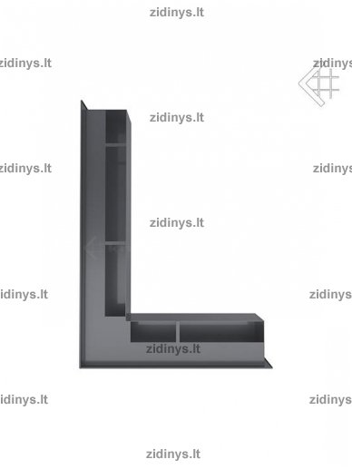 Židinio grotelės LUFT/NL/90/G 1 Židinio grotelės LUFT/NL/90/G 1