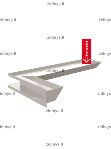 Židinio grotelės LUFT/NL/800/400/90/B Židinio grotelės LUFT/NL/800/400/90/B
