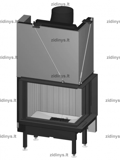 Židinio ugniakuras SPARTHERM Premium V-2R-68h ø 200 mm Židinio ugniakuras SPARTHERM Premium V-2R-68h ø 200 mm