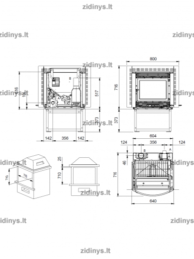 Židinys EXTRAFLAME Comfort Maxi 2 Židinys EXTRAFLAME Comfort Maxi 2