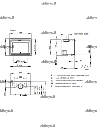 Židinys Jotul C 24 1