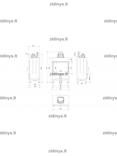 Židinys KRATKI LUCY 12 Kw/NEW 4 Židinys KRATKI LUCY 12 Kw/NEW 4
