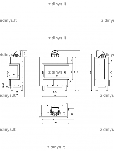 Židinys KRATKI LUCY 14/P/BS/ NEW 4