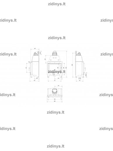Židinys KRATKI MBO 15 kw 5 Židinys KRATKI MBO 15 kw 5