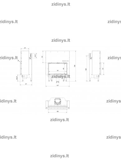 Židinys KRATKI Nadia /G/12 kw 4 Židinys KRATKI Nadia /G/12 kw 4