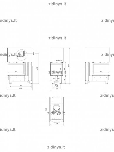 Židinys KRATKI NBU11 500/700 7 Židinys KRATKI NBU11 500/700 7