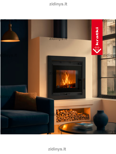 Židinys KRATKI NELL 8 kw 1