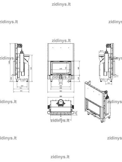 Židinys Kratki Zibi /G ECO 2 Židinys Kratki Zibi /G ECO 2