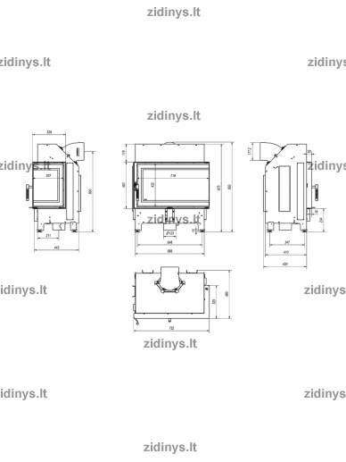 Židinys KRATKI Zibi P/BS ECO 3 Židinys KRATKI Zibi P/BS ECO 3