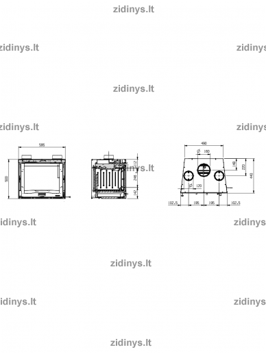 Židinys NORDICA 60 4,0 - Ventilato 1 Židinys NORDICA 60 4,0 - Ventilato 1