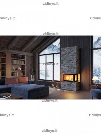 Židinys NORDPEIS Davos U Stone 1 Židinys NORDPEIS Davos U Stone 1