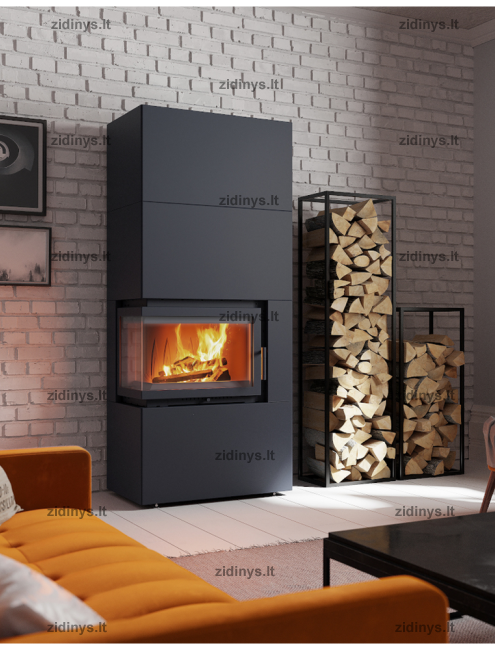 Židinys KRATKI Simple 8 L/BS Box juodas 1 Židinys KRATKI Simple 8 L/BS Box juodas 1