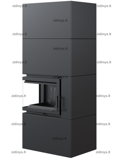 Židinys KRATKI Simple 8 L/BS Box juodas 3 Židinys KRATKI Simple 8 L/BS Box juodas 3