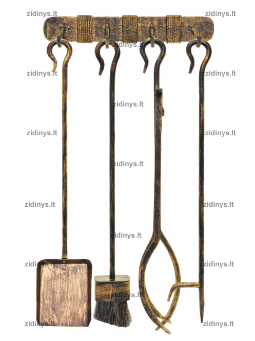 Židinio įrankių komplektas Forged Iron