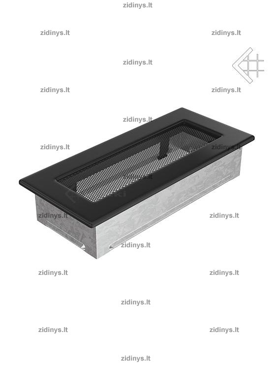 Židinio grotelės 11 x 24 juodos 1 Židinio grotelės 11 x 24 juodos 1