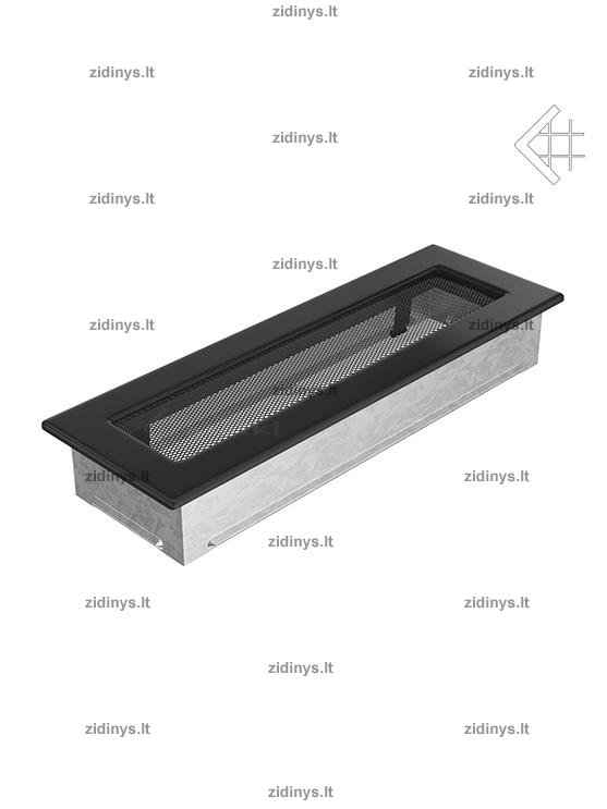 Židinio grotelės 11 x 32 juodos 1 Židinio grotelės 11 x 32 juodos 1