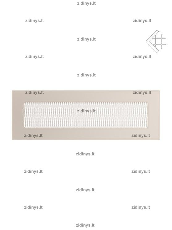 Židinio grotelės 11 x 32 kreminės Židinio grotelės 11 x 32 kreminės