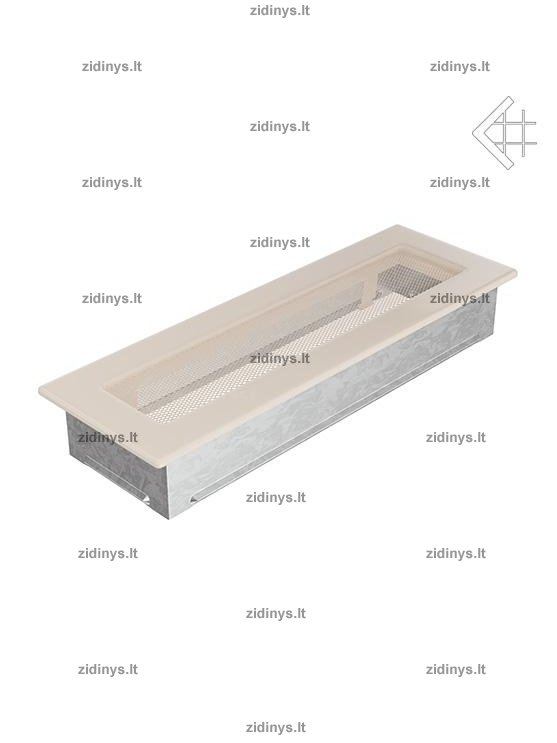 Židinio grotelės 11 x 32 kreminės 1 Židinio grotelės 11 x 32 kreminės 1