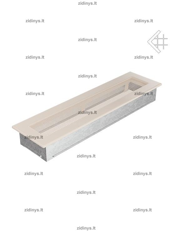 Židinio grotelės 11 x 42 kreminės 1