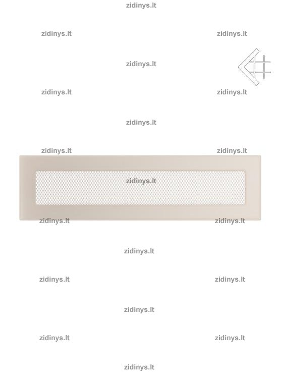 Židinio grotelės 11 x 42 kreminės