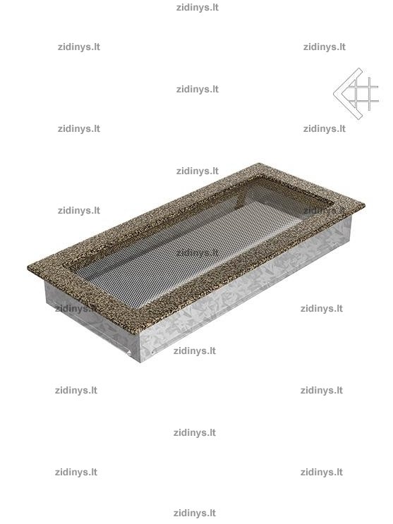 Židinio grotelės 17 x 37 juodai auksinės 1 Židinio grotelės 17 x 37 juodai auksinės 1