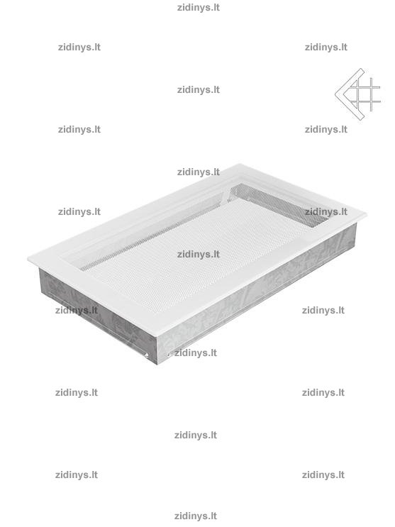 Židinio grotelės 22 x 37 baltos 1 Židinio grotelės 22 x 37 baltos 1