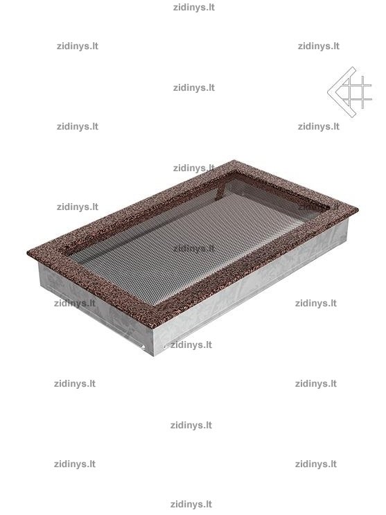 Židinio grotelės 22 x 37 juodai varinės 1 Židinio grotelės 22 x 37 juodai varinės 1